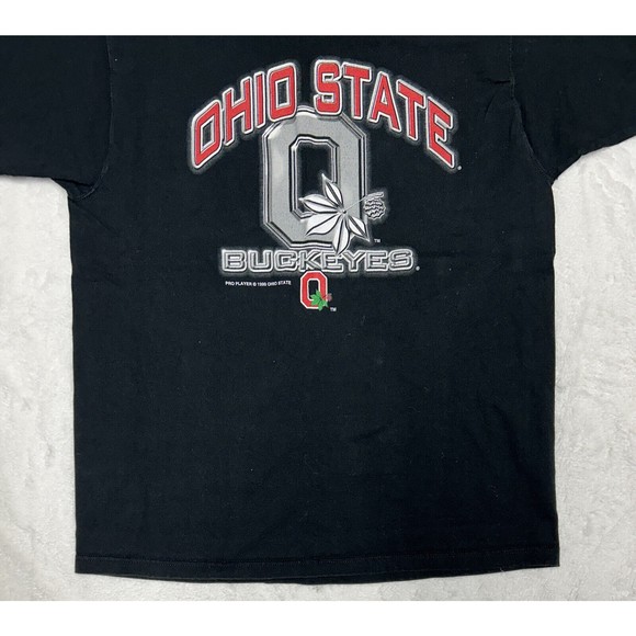 Vintage 1999 Ohio State Buckeyes Black Pro Player Graphic T-Shirt Men’s Sz Large - Picture 4 of 9